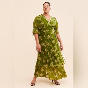 Hutch Velvet Dress Green